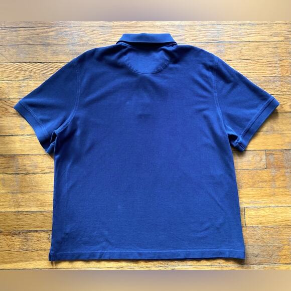 UNTUCKit ‘Gondola’ Navy Blue Pima Cotton Polo sz XLarge - Picture 6 of 7